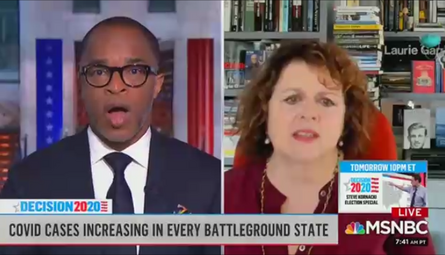 Jonathan Capehart Laurie Garrett MSNBC AM Joy 10-31-20