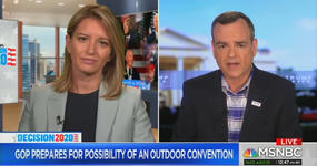 Katy Tur and Tim Murtaugh