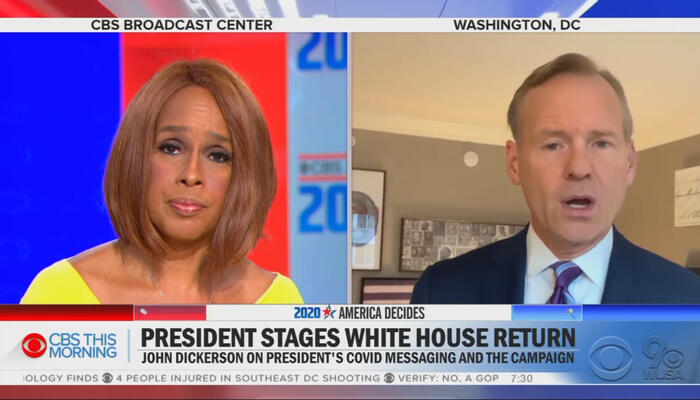 Gayle King and John Dickerson