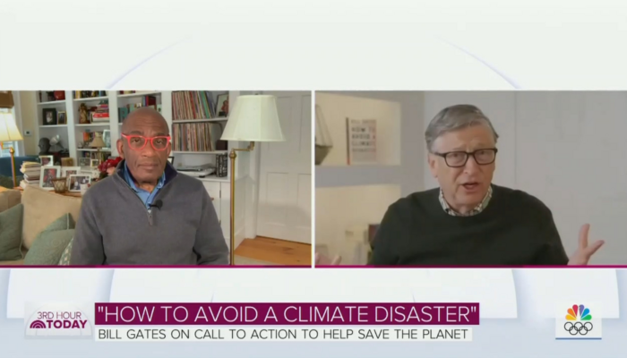Al Roker and Bill Gates