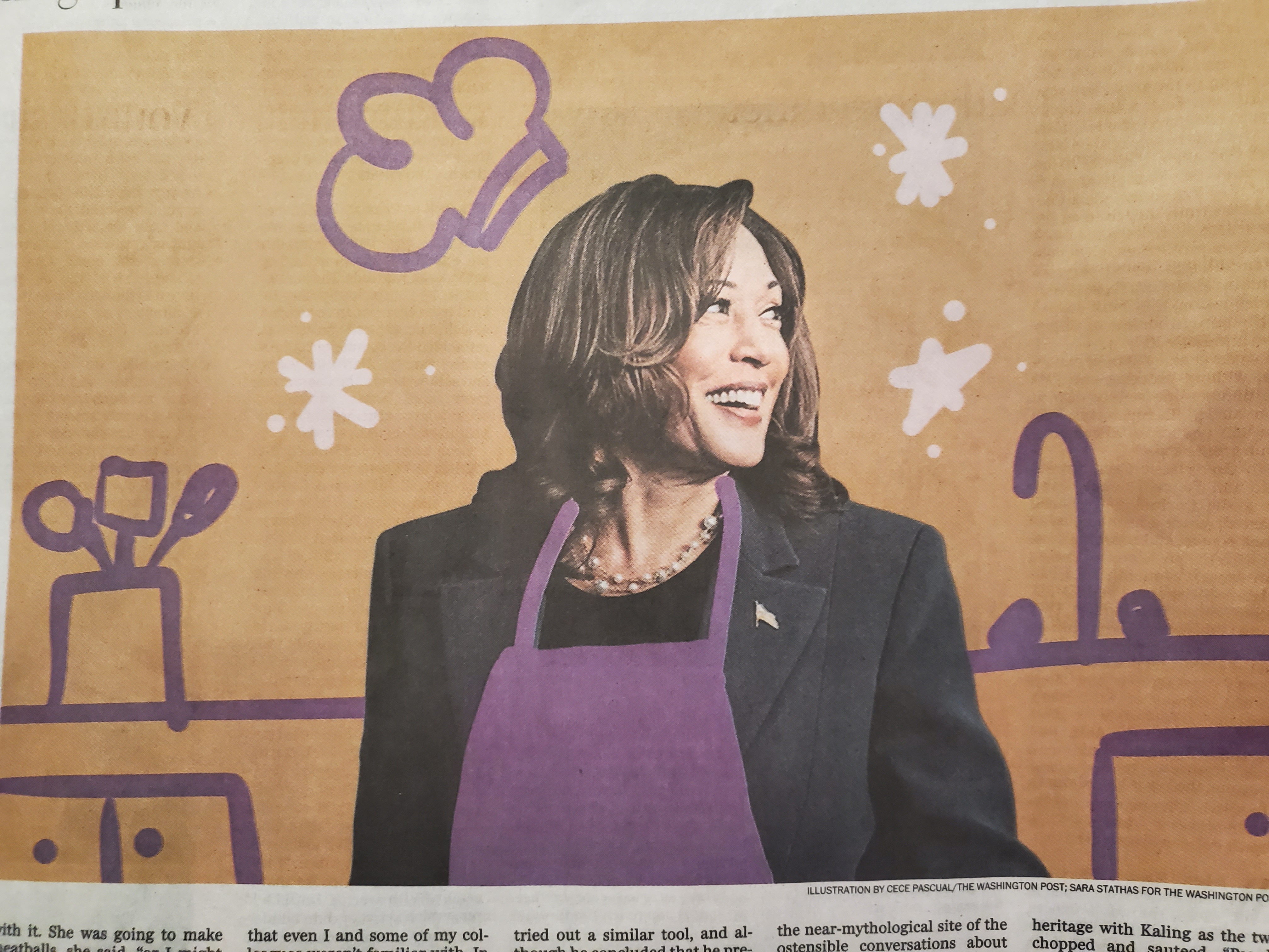 NextImg:FOOD Section Bias: Washington Post Fawns Over Kamala's 'Cooking Wisdom'
