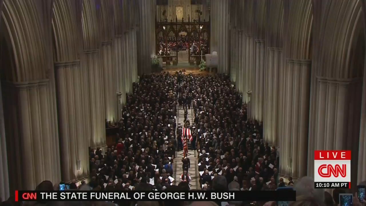 Obsessed: CNN Releases Tsunami of Trump Bashing Six Minutes After Bush Funeral Ends