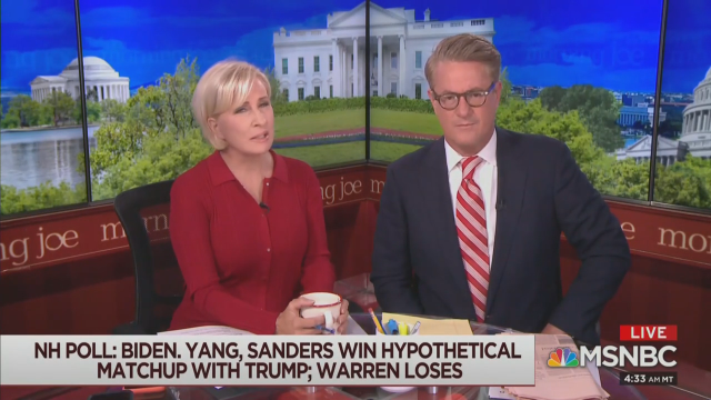 Morning Joe's Doomsday Scenario: Biden Implodes, Warren Wins, Then Loses to Trump