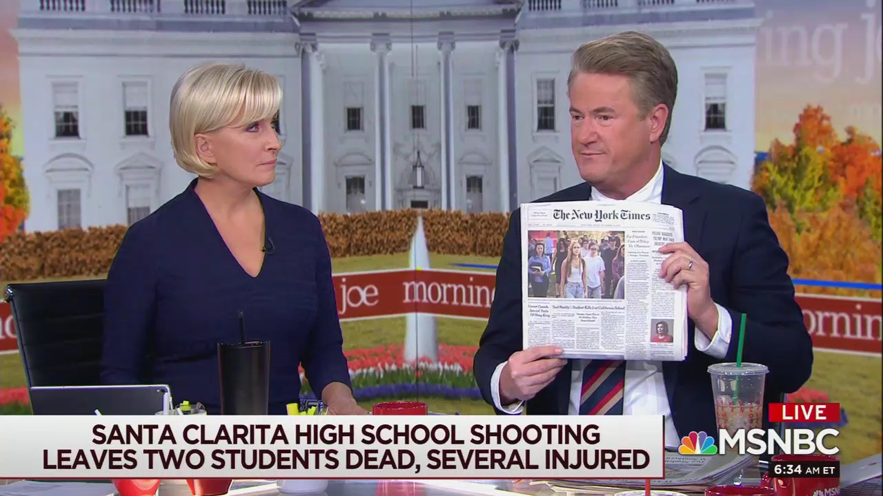 Scarborough: There's an 'Epidemic' of Kids Buying AR-15s, Shooting Up Schools - NewsBusters