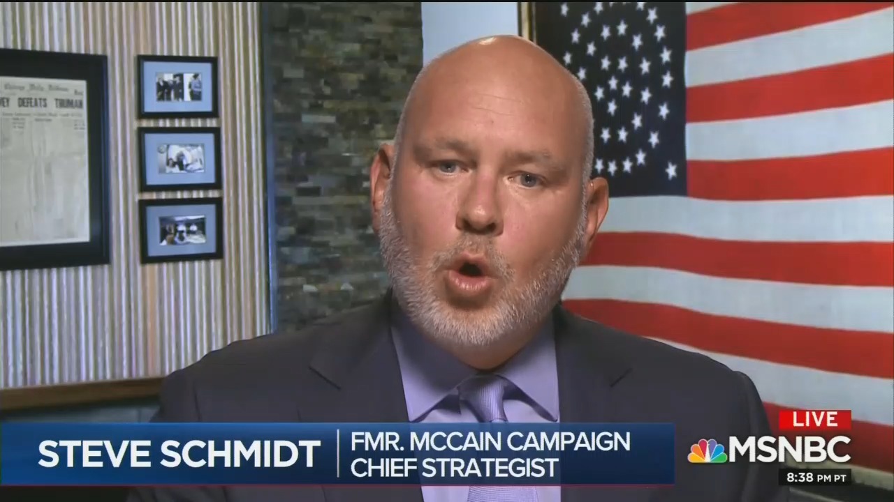 MSNBC�s Schmidt Claims McConnell �Delegitimized� Kavanaugh