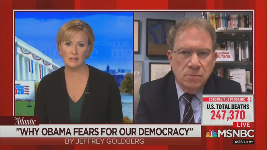 Mika Brzezinski Jeffrey Goldberg MSNBC Morning Joe 11-16-20