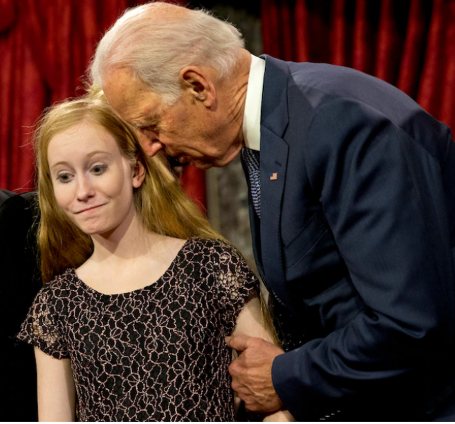Biden with daughter of Sen. Coons