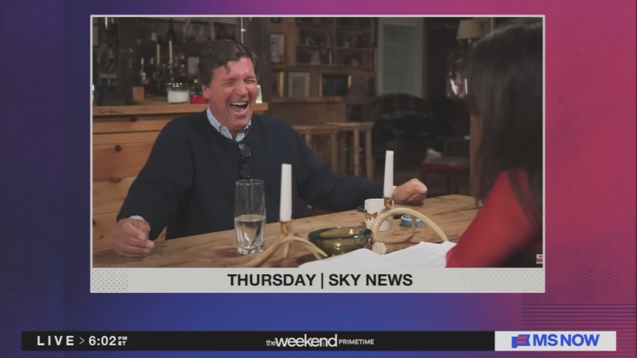 Tucker Carlson Sky News Via MS NOW The Weekend: Primetime 6-27-26