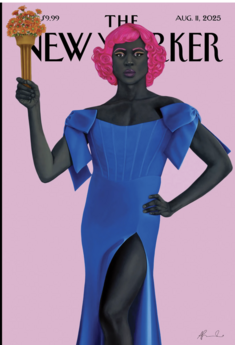 Sherald Trans Statue of Liberty painting on New Yorker cover