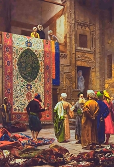 The Carpet Merchant by Jean-Leon Gerome