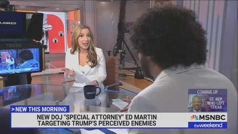 Kristy Greenberg Eugene Daniels MSNBC The Weekend 8-9-25