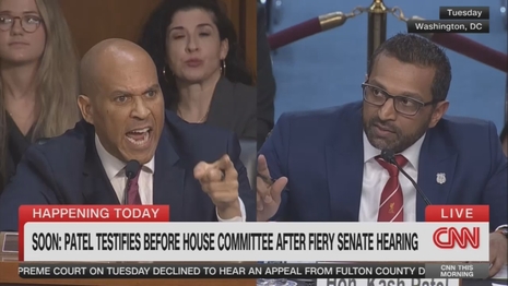 Cory Booker Kash Patel CNN This Morning 9-17-25