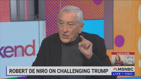 Robert De Niro MSNBC The Weekend 10-19-25