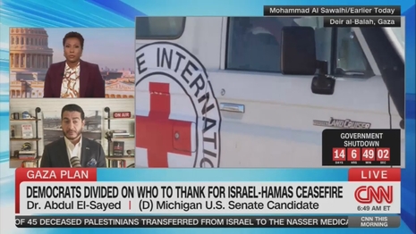 Audie Cornish Abdul El-Sayed CNN This Morning 10-15-25