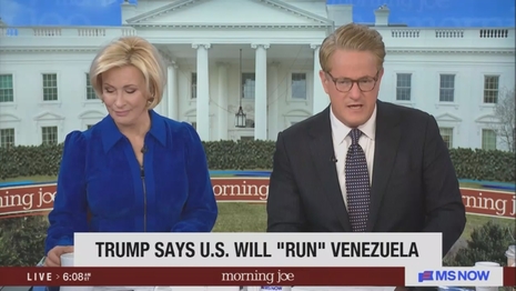 Mika Brzezinski Joe Scarborough MS NOW Morning Joe 1-5-26