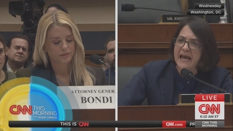 Pam Bondi Becca Balint CNN This Morning 2-12-26