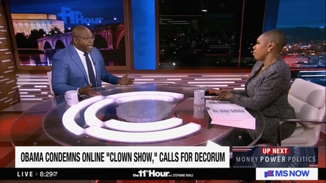 MS NOW Reminisces Obama Days; Says Dems Can’t Be Nice Anymore