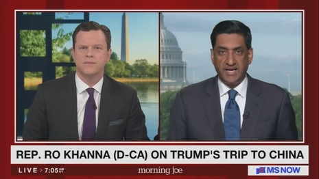 Willie Geist Ro Khanna MS NOW Morning Joe 5-14-26