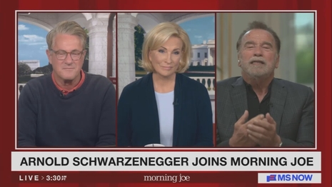 Mika Brzezinski Joe Scarborough Arnold Schwarzenegger MS NOW Morning Joe 6-16-26