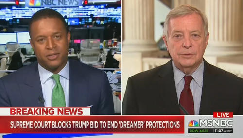 Craig Melvin and Dick Durbin Craig Melvin and Dick Durbin