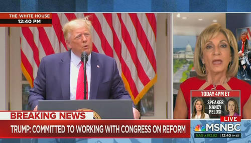 Donald Trump and Andrea Mitchell Donald Trump and Andrea Mitchell
