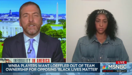 Chuck Todd and Candace Sparks Chuck Todd and Candace Sparks