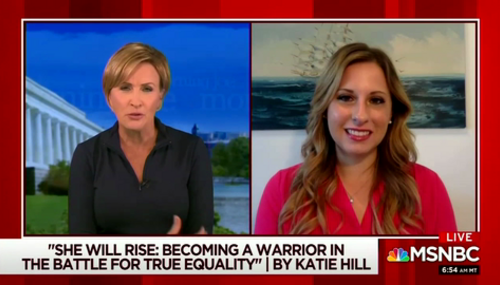 Mika Brzezinski and Katie Hill Mika Brzezinski and Katie Hill