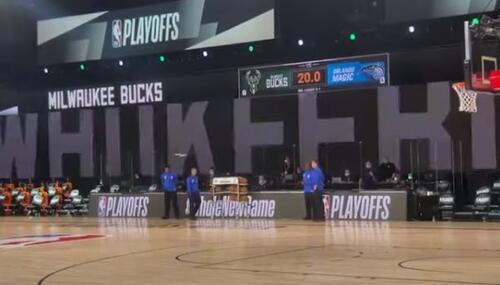 Empty NBA Court
