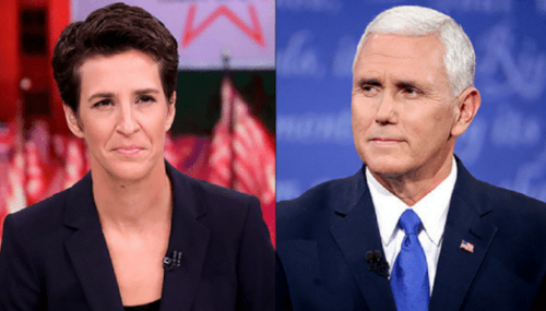 Rachel Maddow Mike Pence Rachel Maddow Mike Pence