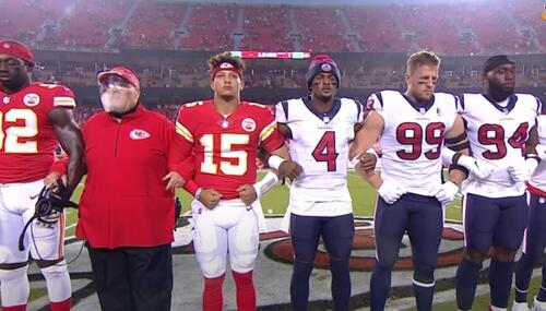 Chiefs and Texans show of unity