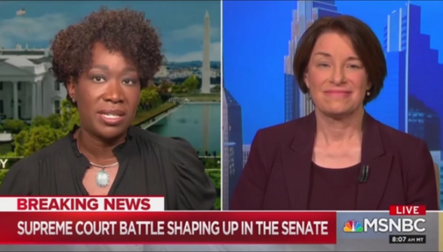 Joy Reid Amy Klobuchar MSNBC AM Joy 9-19-20 Joy Reid Amy Klobuchar MSNBC AM Joy 9-19-20