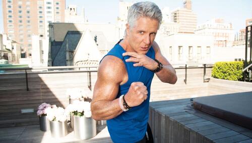 Donny Deutsch boxer pose Donny Deutsch boxer pose