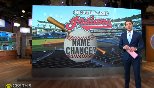 CBS News report on Indians nickname change