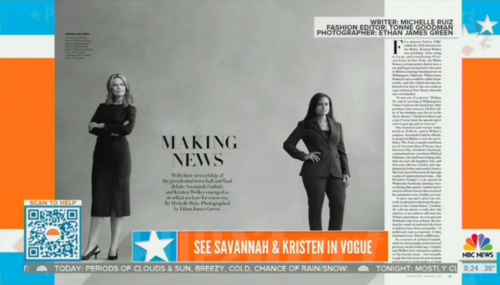 Savannah Guthrie and Kristen Welker Savannah Guthrie and Kristen Welker