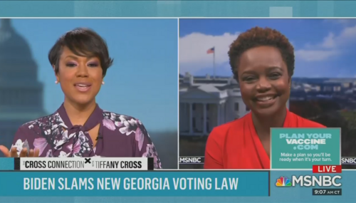 Tiffany Cross Karine Jean-Pierre MSNBC The Cross Connection 3-27-21 Tiffany Cross Karine Jean-Pierre MSNBC The Cross Connection 3-27-21