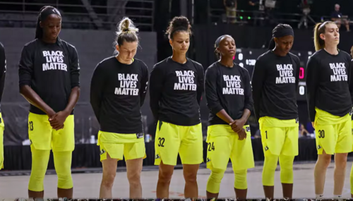 WNBA players featured in More Than A Vote video