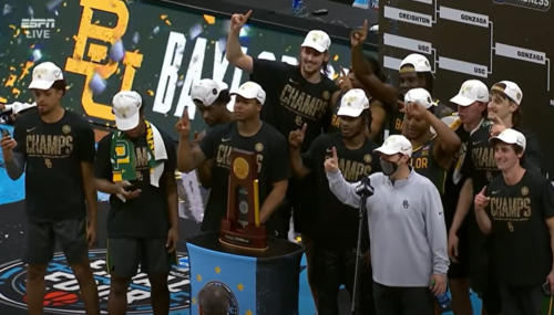 Baylor Bears celebrate 2021 championship