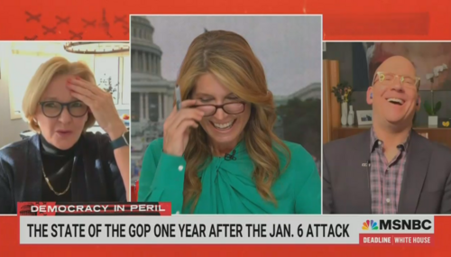 Claire McCaskill Nicolle Wallace John Heilemann MSNBC Deadline White House 1-6-22 Claire McCaskill Nicolle Wallace John Heilemann MSNBC Deadline White House 1-6-22
