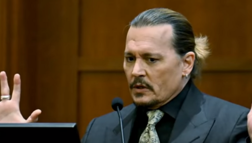 Johnny Depp in court speaking