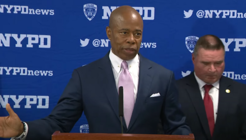 Eric Adams Speaking on Public Safety in Press Conference