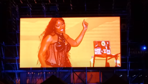 Megan Thee Stallion in Barcelona on June 12, 2022