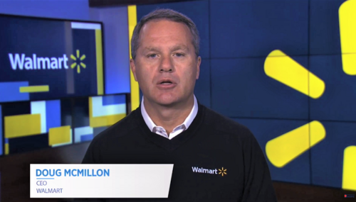 Walmart CEO Doug McMillon Walmart CEO Doug McMillon