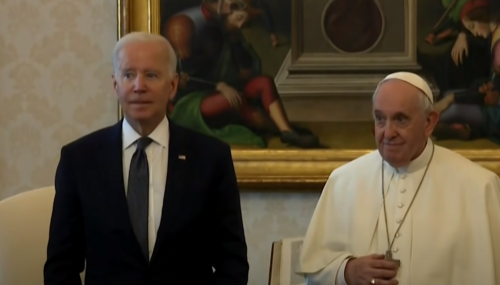 Joe Biden Meets with His Holiness Pope Francis