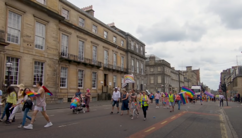 Pride Parade in Glasgow, Scotland