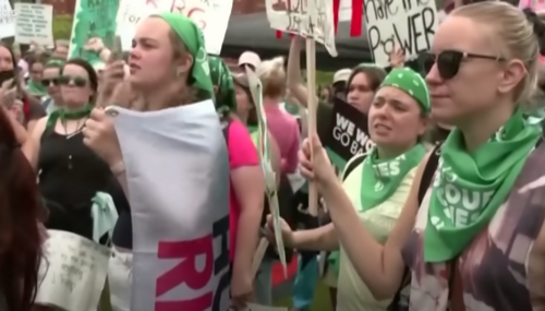 The fight over abortion is never-ending, and now the left has resorted to just circumventing the law Abortion Protestors outside The White House