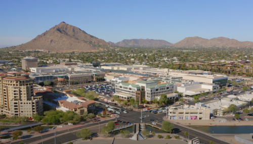 Flyover of Scottsdale, AZ