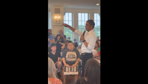 Beto calls a heckler motherf*cker Beto calls a heckler motherf*cker
