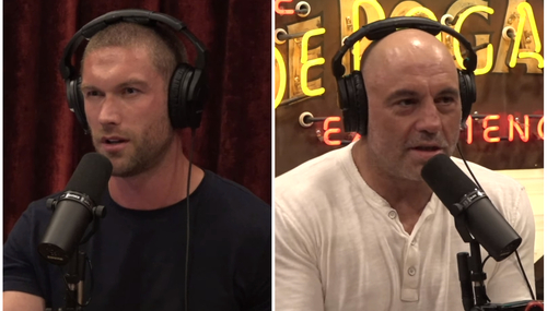 Joe Rogan (left) and Chris Williamson (right) Joe Rogan (left) and Chris Williamson (right)