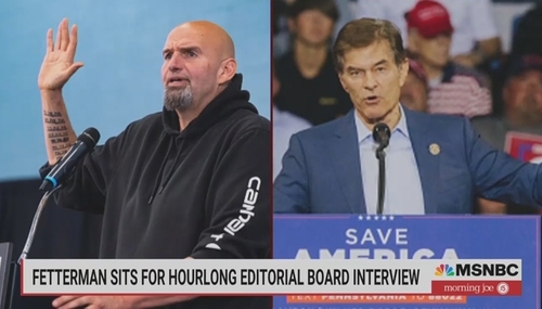 John Fetterman Dr. Oz MSNBC Morning Joe 10-13-22 John Fetterman Dr. Oz MSNBC Morning Joe 10-13-22