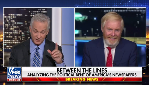 Trace Gallagher (left) and Brent Bozell (right) Trace Gallagher (left) and Brent Bozell (right)